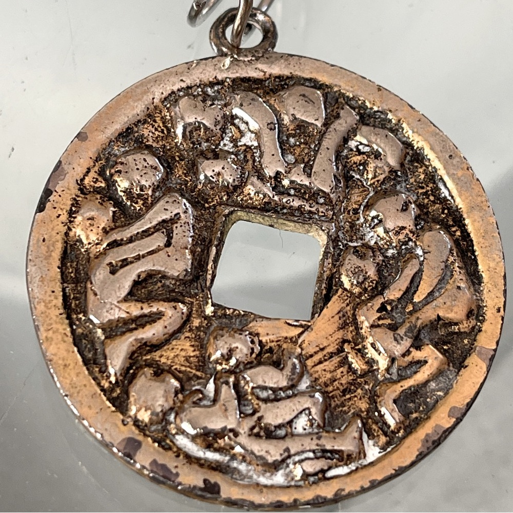 Rare Ancient Steele Hand Carved Orgy Coin